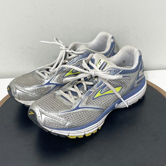 Brooks Silver and Blue Athletic Shoes - Picture 5 of 14